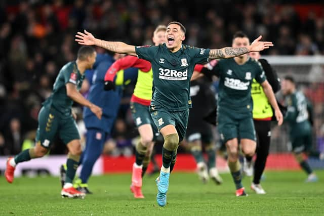 Middlesbrough defeat United on penalties. Credit: Getty.