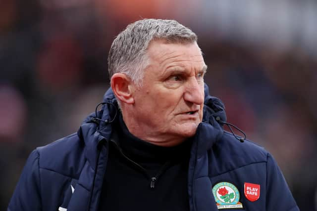 Tony Mowbray, Head Coach of Blackburn Rovers  Credit: Getty