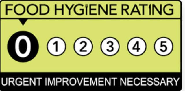 Sangam in Portland Street was given a zero star rating in a food hygiene inspection in January 2022