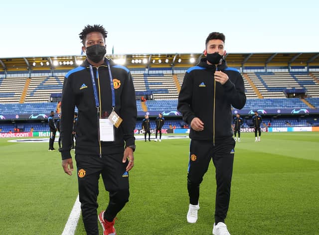 Fred and Alex Telles will miss the trip to Burnley. Credit: Getty.