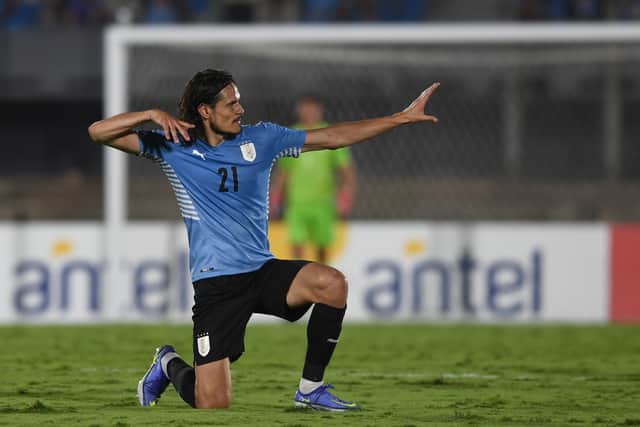 Cavani was given additional time away after travelling to Uruguay during the recent international break. Credit: Getty.