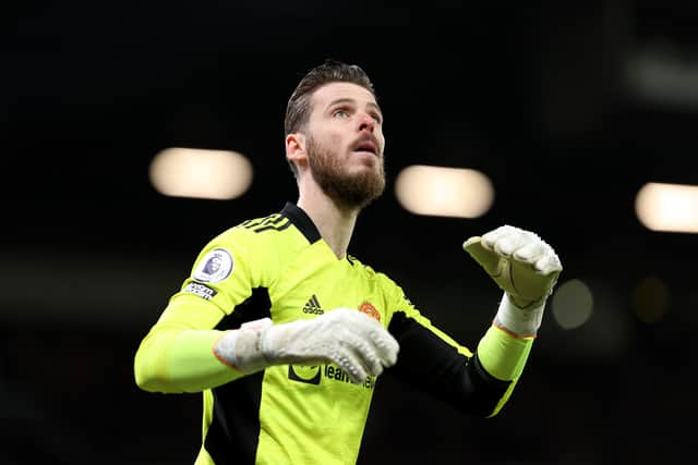 David De Gea is expected to start in nets. Credit: Getty.