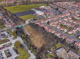 The application for two-four storey buildings and a three-storey block of flats to house around 106 people to be built at the land plot on Minerva Road, Farnworth Credit: via LDRS