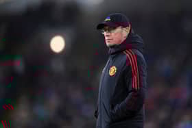 Ralf Rangnick was disappointed to only come away from Turf Moor with a point. Credit: Getty.
