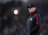 Ralf Rangnick was disappointed to only come away from Turf Moor with a point. Credit: Getty.
