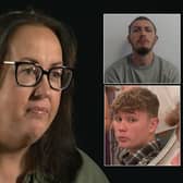 Marcus Simmons-Allen’s mum Paula; top: driver Connor Matthews; bottom: Marcus Simmons-Allen Credit: GMP