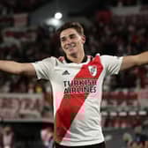 Julian Alvarez will offically be unveiled as a Manchester City player this weekend. Credit: Getty. 