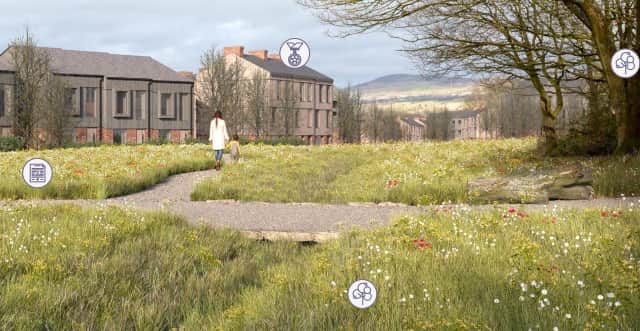 Proposals for Godley Green garden village. Photo: Tameside council.