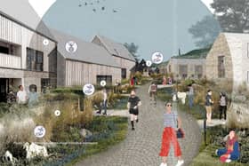 CGI proposals for Godley Green garden village. Photo: Tameside council