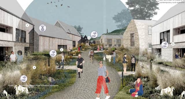 CGI proposals for Godley Green garden village. Photo: Tameside council