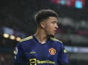 Jadon Sancho of Manchester United at Turf Moor Credit: Getty 