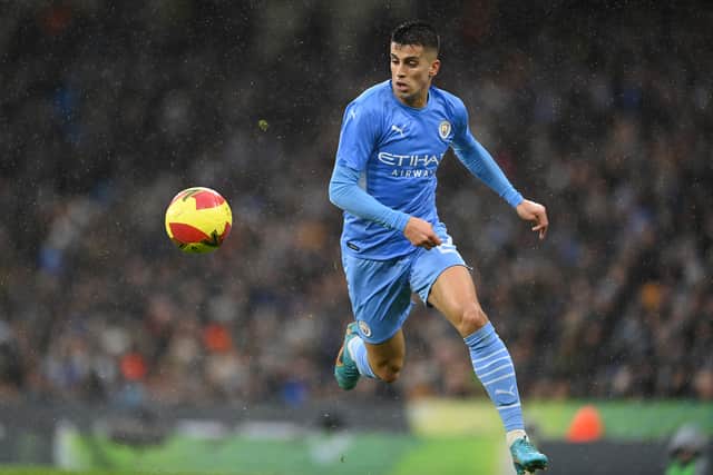 Cancelo was our man of the match at the Etihad. Credit: Getty.