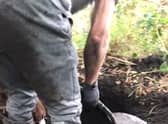Mobile phone footage was used by the RSPCA to gain a conviction Credit: RSPCA/ SWNS