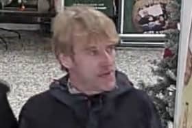 Paul Ryan was last seen in Denton, here on CCTV Credit: GMP