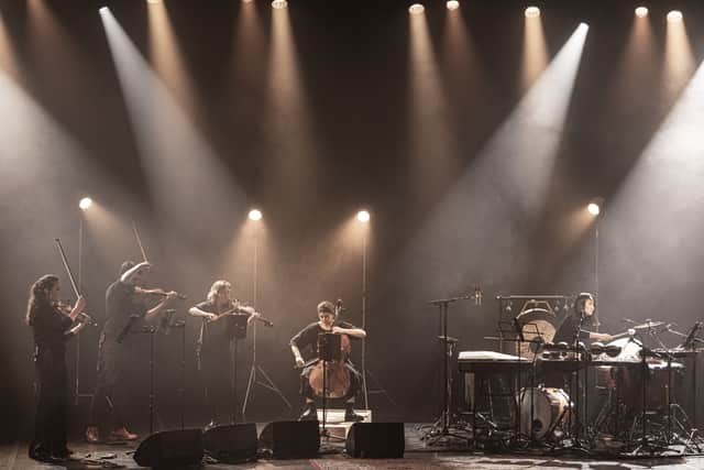 Manchester Collective on stage at the Southbank Centre. Photo: Alan Kerr