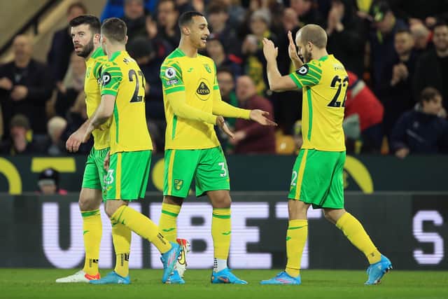 Norwich head into the game without a defeat in the last three league matches. Credit: Getty.