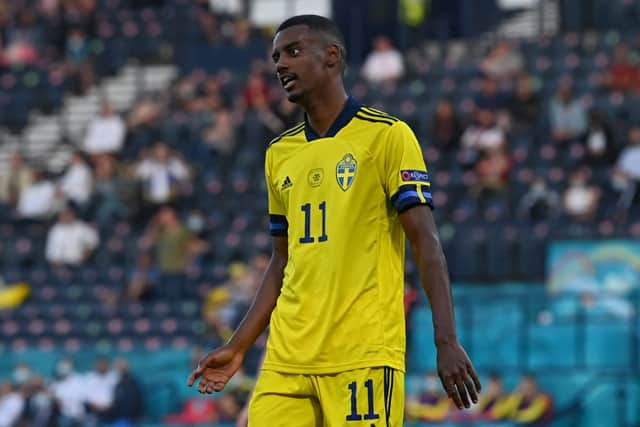 Alexander Isak impressed for Sweden last summer. Credit: Getty.