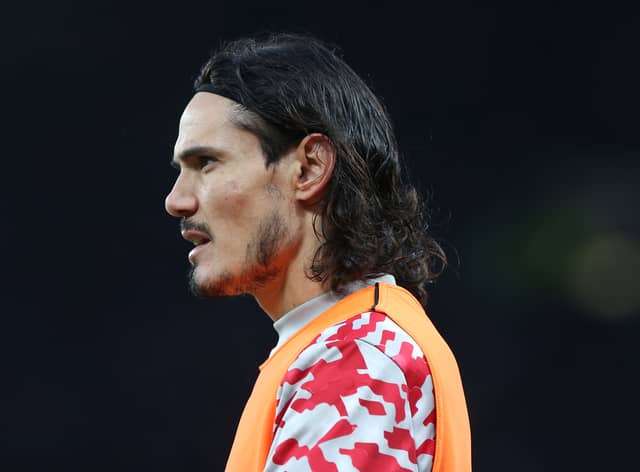 Edinson Cavani is injured for the visit of Southampton. Credit: Getty.