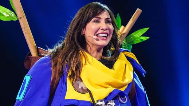 Natalie Imbruglia, as Panda, won the third season of The Masked Singer (Photo: ITV)