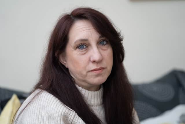 Sharon Bulmer, a mum of two from Manchester was scammed Credit: SWNS