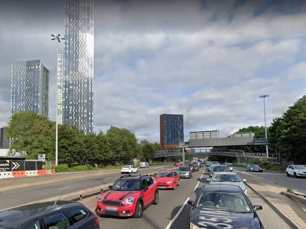 The speed limit on the Mancunian Way has been reduced to 30mph. Photo: Google Street View