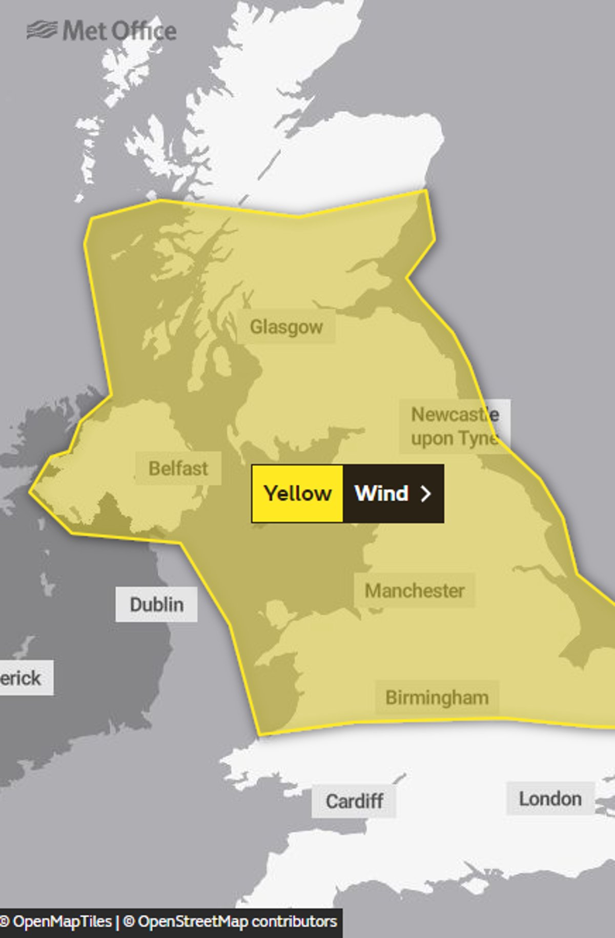 Storm Dudley and Eunice in Manchester: Met Office weather forecast for  rain, snow and blustery conditions | ManchesterWorld