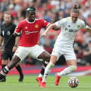 United ran out 5-1 winners against Leeds at Old Trafford on the opening game of the Premier League season. Credit: Getty. 