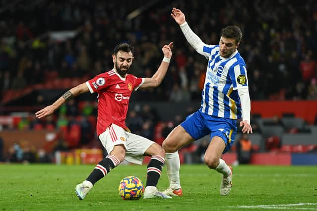 Fernandes is our man of the match. Credit: Getty.