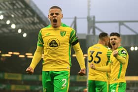 Norwich City full-back Max Aarons. 