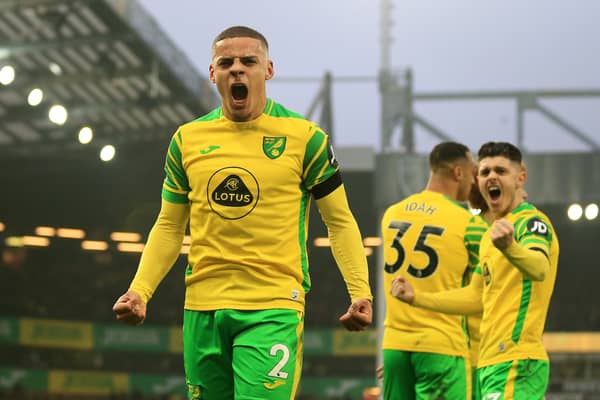 Norwich City full-back Max Aarons. 