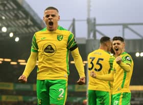 Norwich City full-back Max Aarons. 