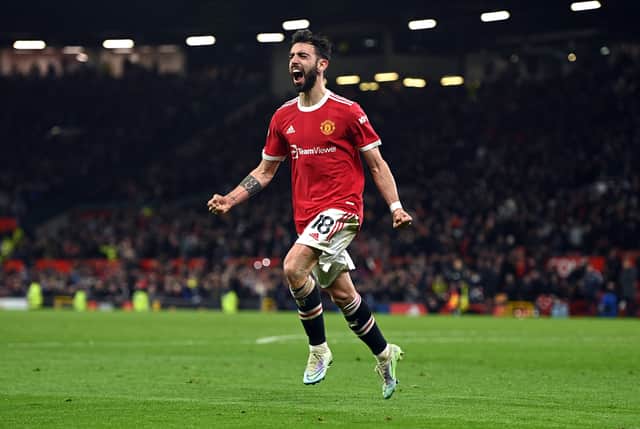 Bruno Fernandes was amongst the goals when Brighton last visited Old Trafford. Credit: Getty. 