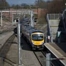 Some services to Manchester Airport have been affected by Storm Dudley Credit: Getty