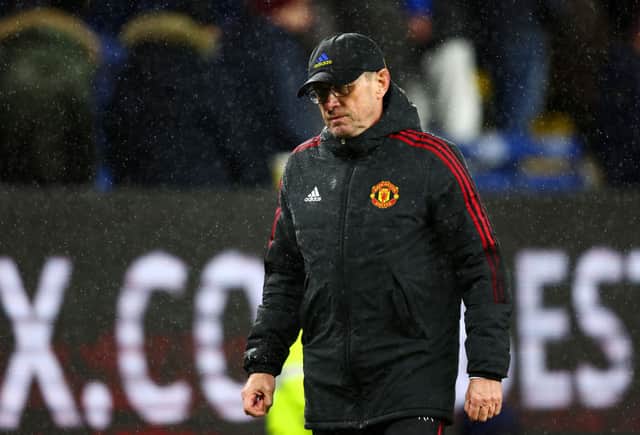 Rangnick has overseen eight wins in 15 games in charge of United. Credit: Getty. 