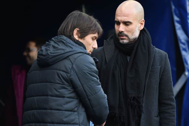 Conte and Guardiola haven’t played against each other since 2018. Credit: Getty.