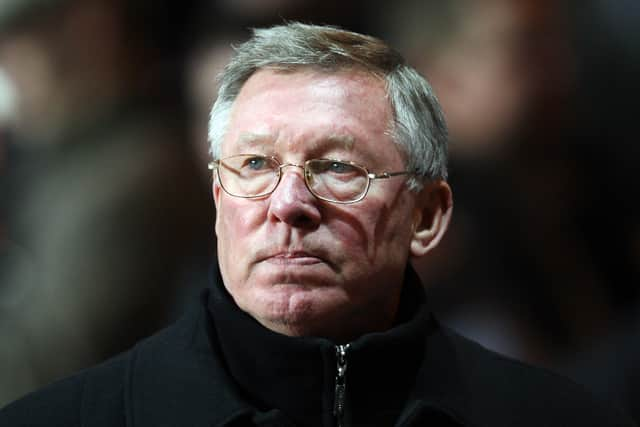 Former Manchester United manger Alex Ferguson.