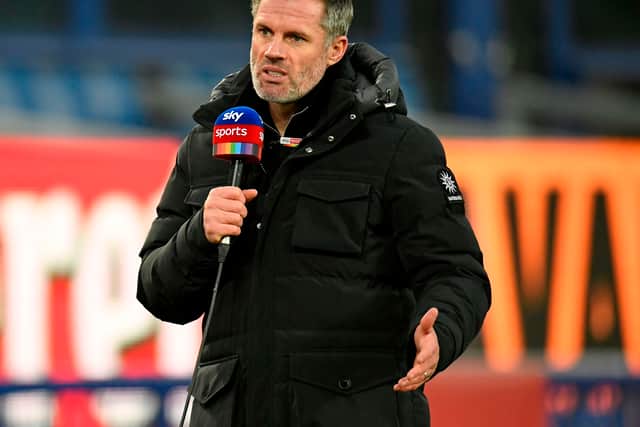 Jamie Carragher feels Manchester City are still favorites for the title. Credit: Getty.