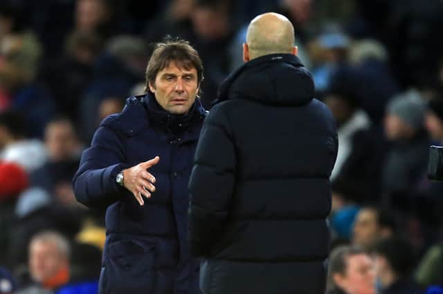 It was Antonio Conte and Manchester City who took the points from the Etihad on Saturday. Credit: Getty.