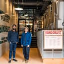 Mayur Patel and Marko Husak at the Bundobust brewery