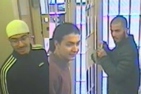 From left, Hashem Abedi, Muhammed Saeed and Ahmad Hassan. Photo: Met Police