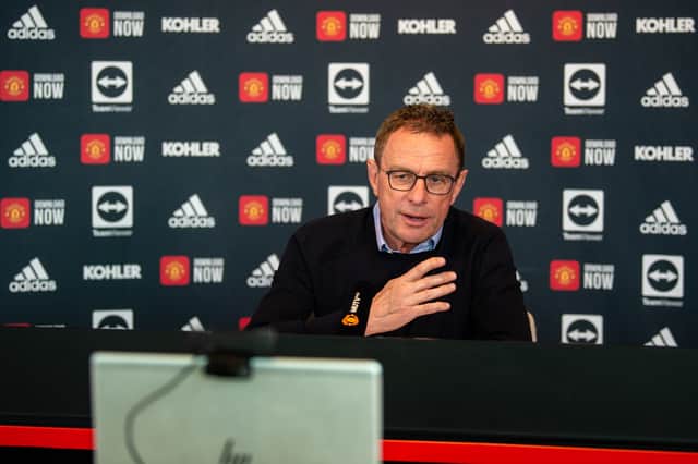 Rangnick feels United will be met by a ‘hostile’ reception in Madrid. Credit: Getty.