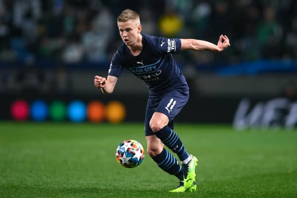Pep Guardiola has confirmed Oleksandr Zinchenko will start for Manchester City against Peterborough. Credit: Getty