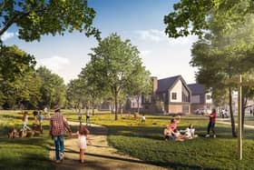 An artist impression of Hulton Park, Bolton Credit: Peel L&P