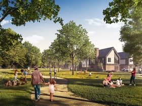 An artist impression of Hulton Park, Bolton Credit: Peel L&P