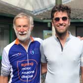 Dr Andy Fowell with his son Richard Fowell