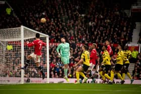 Cristiano Ronaldo misses a chance against Watford. Credit: Getty.