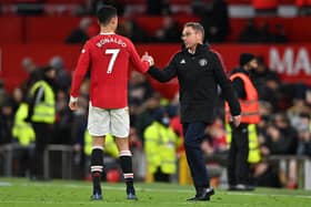 Rangnick said he discussed Ronaldo’s fitness with the attacker on Friday. Credit: Getty.