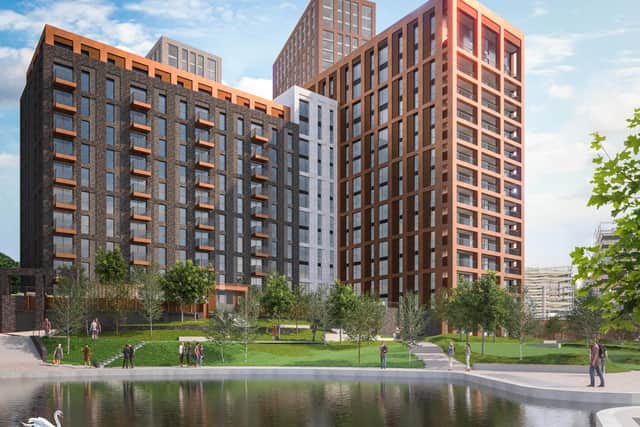 Plans for Plots E and N at Middlewood Locks, Salford. Credit: Fairbriar Developments.