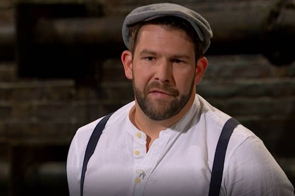  Entrepreneur Max Ruether presented his business O’Donnell Moonshine on Dragons Den Credit: BBC iPlayer
