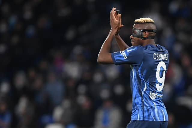 Victor Osimhen of SSC Napoli Credit: Getty